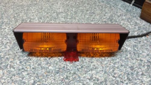 Federal Signal SML-2 Halogen Flashing Light - Dash/Deck Light - Amber - CHP LAPD