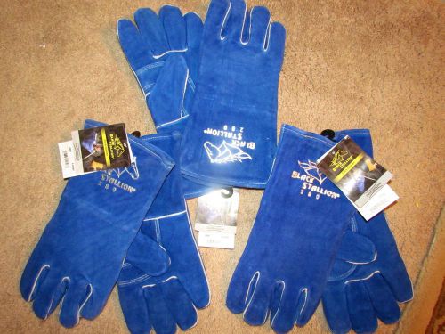 Revco Black Stallion 280 CushionCore Split Cowhide Stick Welding Gloves. Large