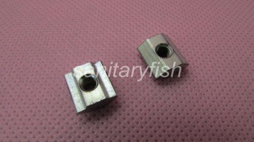 100pcs T Sliding Nut M4 for 2020 Aluminum Profile slot 6 Zinc Coated Plate