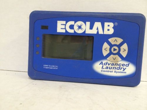 ECOLAB ADVANCED LAUNDRY CONTROL SYSTEM DIGITAL PUMP DISPLAY CONTROL 92582020