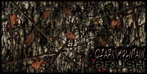 Ozark Mountain Brush -  Hydrographics / Water transfer printing Film