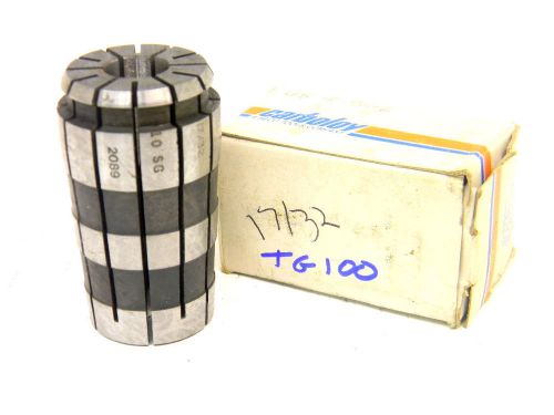 New surplus carboloy 17/32&#034; tg100 single angle collet tg-100 .5312&#034; for sale