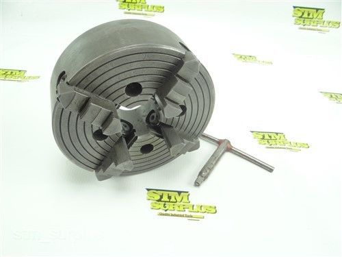 Skinner 6&#034; 4 jaw precision chuck  automatic 77 flat back for sale