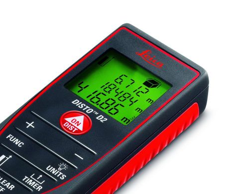 Leica DISTO D2 - Laser Distance Meter Measuring Device w/ Case