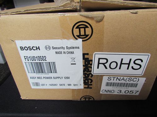 BOSCH VG4 F01U010502 WHITE AUTODOME VG4-SBOX-120VAC ,NIB