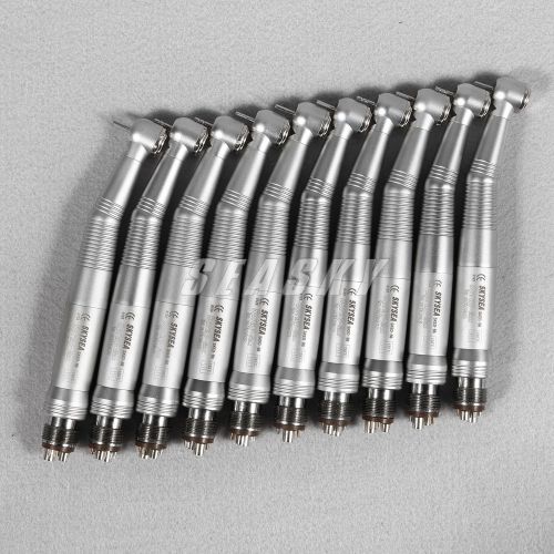 10 dental fiber optic high speed turbine handpiece w/ 6 holes coupler/coupling for sale