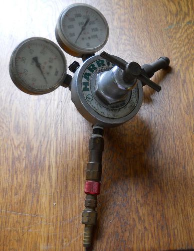 Harris  model 92-100 multi-stage compressed gas regulator (use for steampunk) for sale