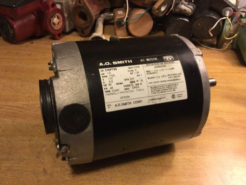 A O SMITH ELECTRIC MOTOR MODEL 316P759 P/N GF2034  1/3HP 115V 1725RPM 5.9 AMP