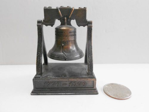 MINI Vintage Antique Die Cast Pencil Sharpener SPAIN Liberty Bell 966 play me