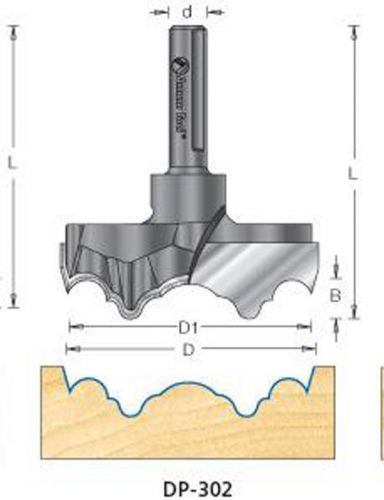 Amana Tool Rosette Cutter Carbide -2.5&#034; Diameter DP302