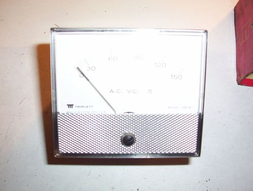 New Genuine TRIPLETT 330-G ANALOG PANEL METER 0-50 A.C. AMPERES 330-G 153-63