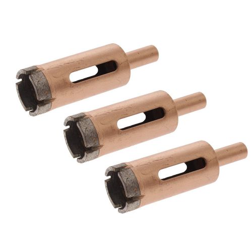 3Pcs 25mm 1&#034; Sintered Diamond Hole Saw Drill Core Bit for Marble Stone Granite