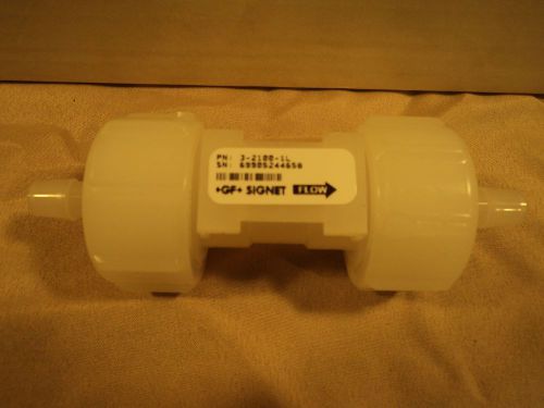 GF Signet 3-2100-IL PVDF Turbine Flowmeter With Sensor/Cable