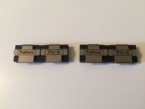 2 Fujikura Fusion Splicer Ribbon Fiber Holders FH-6