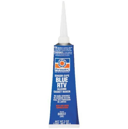 Permatex rtv silicone adhesive 3 oz. clear, model 66br for sale