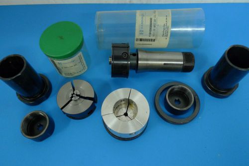 HARDINGE 16EC MASTER EXPANDING COLLET ASSEMBLY SOFT PADS &amp; OTHER  PARTS *13