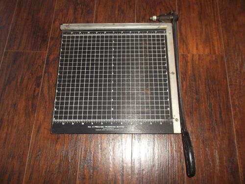 VTG PAPER CUTTER No 4 PRECISE TRIMMING BOARD AMERICAN PHOTO LABORATORIES CUTTER