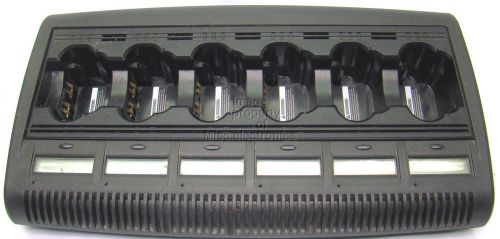 Motorola impres wpln4127br 6 bay battery charger radio xts5000 xts3000 display b for sale