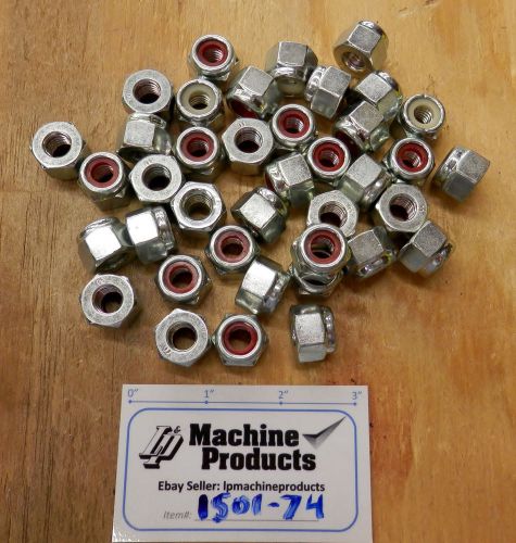 Heavy Duty Nylock Nuts 3/8-16 - Lot of 39