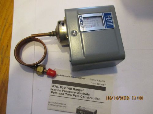 P70CA-1  JOHNSON CONTROLS  PENN  REFRIGERATION PRESSURE CONTROL   3/10/15/3