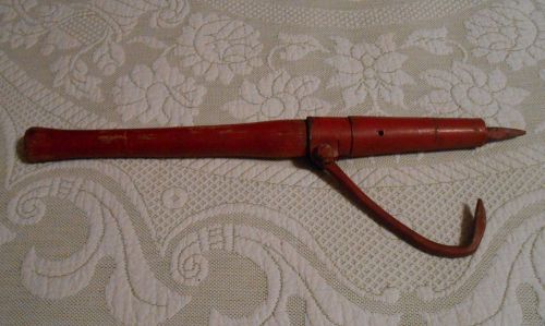 ANTIQUE SALESMAN SAMPLE 15 INCH CANT HOOK PEAVEY LOG ROLLER