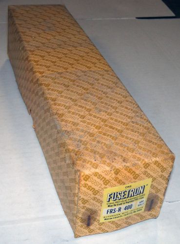 Fusetron 400 Amp Fuse 600 Volts  FRS-R-400 (New in Box)     FRSR400