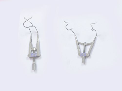 Lieberman Eye Speculum Adjustable flat Body 14 mm &amp; 15 Mm Blades  one piece