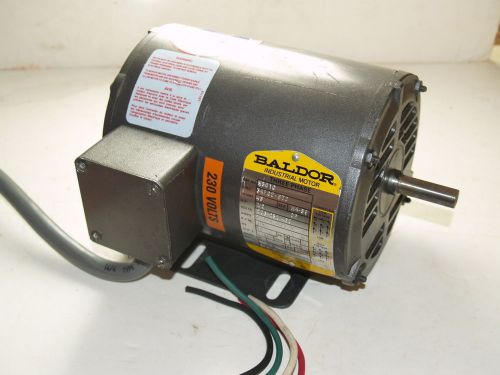 New Baldor Industrial Electric Motor-1/2 HP-M3010-372-48 Frame-230 Volt-3 Phase