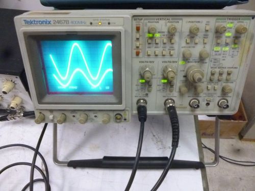 Tektronix 2667B 400 MHz 4 Channels Analog Oscilloscope + IEEE GBIP Stand, L888