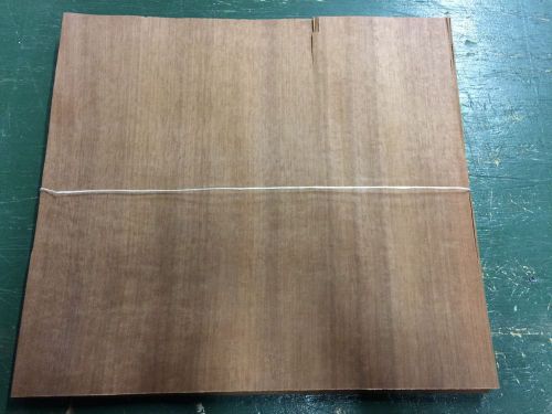 Wood Veneer Makore 19x17 22 Pieces Total Raw Veneer &#034;EXOTIC&#034; MAK1 3-11-15