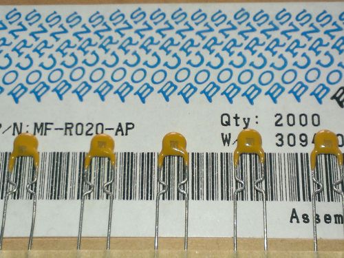 [50 pcs] Bourns 0,20A(200mA)  Resettable Fuse (Multifuse) 60V MF-R020