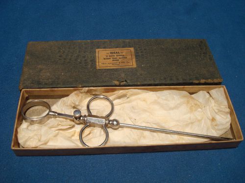 Vintage IDEAL Single Blade Teat Slitter Dairy Cow Medical Device