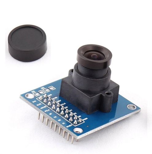 2pcs vga ov7670 cmos camera module lens cmos 640x480 sccb w/ i2c interface new for sale