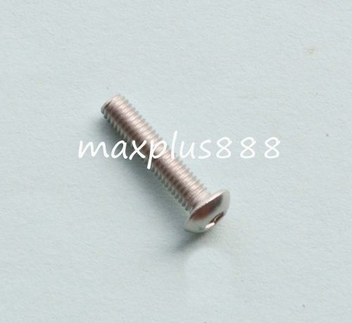 100pcs Metric Thread M3*12 Stainless Steel Button Head Allen Screws Bolts