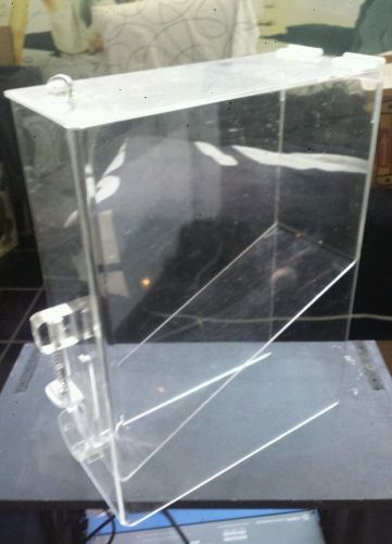 NEW ACRYLIC CLEAR. GRAVITY BIN 3-gallon