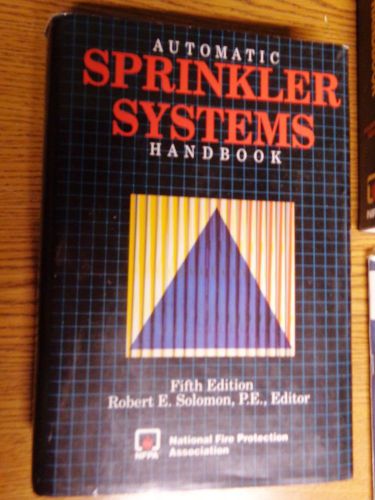 LOT OF FOUR FIRE PROTECTION SPRINKLER SYSTEM MANUALS &amp; BOOKS FOR DESIGN  ETC.