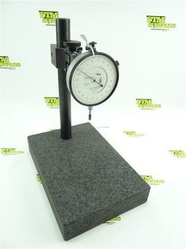 Starrett 656-617 precision dial indicator  cdi 8&#034; x 12&#034; granite inspection stand for sale