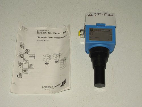 ENDRESS HAUSER PROSONIC T FMU230A-AA22 ULTRASONIC LEVEL SENSOR  -NEW-