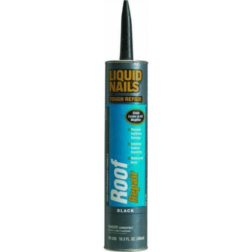 PPG Inc Liquid Nails RR-808 Roof Repair Sealant  Black