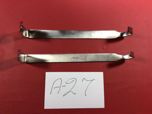 Jarit 200-173 Retractor Lot Of 2  Codman V.Mueller Storz  Zimmer Surgical  A-27