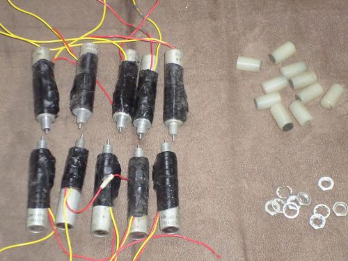 (lot of 10) deltrol push-type solenoids spring return 24v 5/16&#034; stroke 1/16&#034; rod for sale