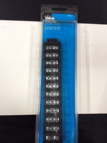 NEW IDEAL 89-212 Terminal Strip, 12-Circuit  UL/CSA ;30 A600V