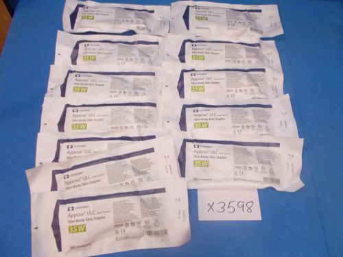 Covidien Appose ULC 35W Slim Body Skin Stapler (Lot of 12) 8886803712