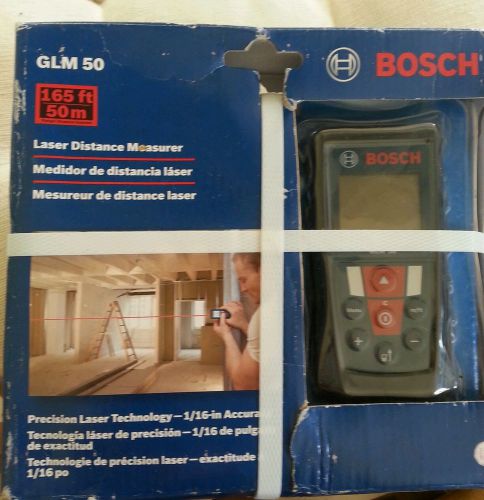 New Bosch GLM 50   165 ft 50m -Laser Distance Measurer Meter Ranger Finder  new