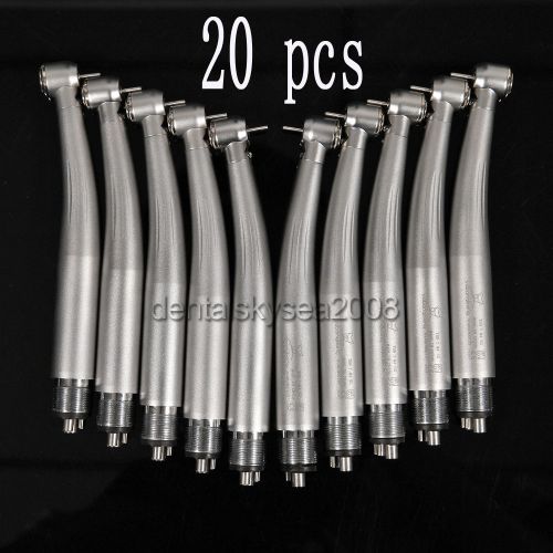 20 Dental E-generator LED Fiber Optic Handpiece High Speed Turbine 4-Hole YBM