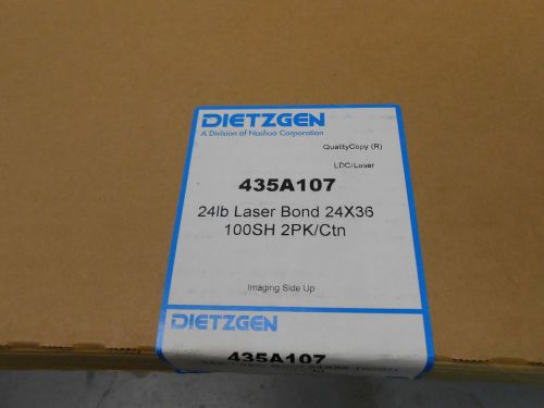 Dietzgen 435a107 laser bond 24x36 100 sheets 2 packs nos for sale