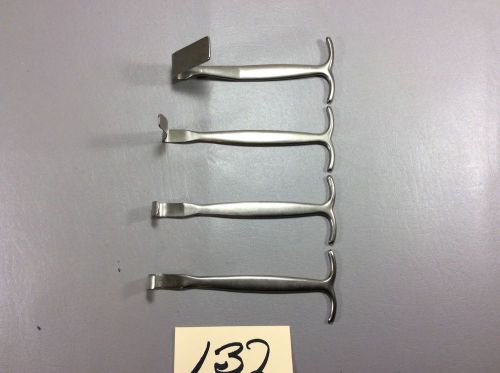 Richards 11-1535,,11-1537,11-1537 Retractors Lot Of 4.  Orthopedic  132