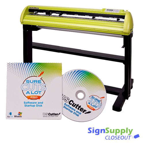 48&#034; ZenCut Green Vinyl Cutter/ Plotter w/Sure Cuts A Lot Pro - Refurbished