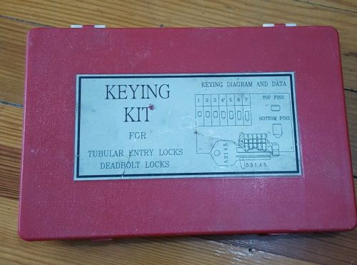 Keying Kit for Deadbolt &amp; Tubular Entry Locks