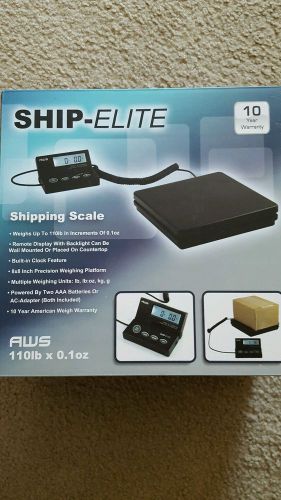 Aws ship-elite model no.: se-50 digital postal scale with remote display 110lbs. for sale